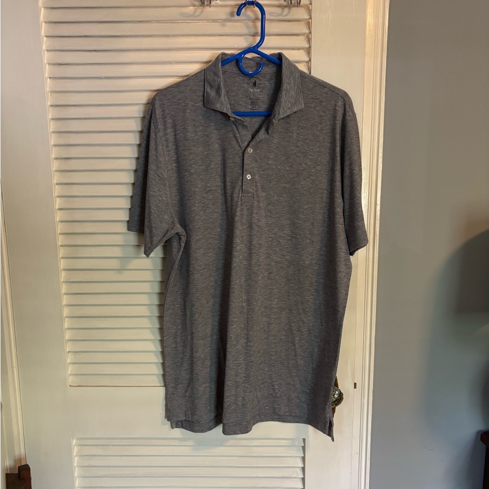 johnnie-O Gray Polo Shirt Soft